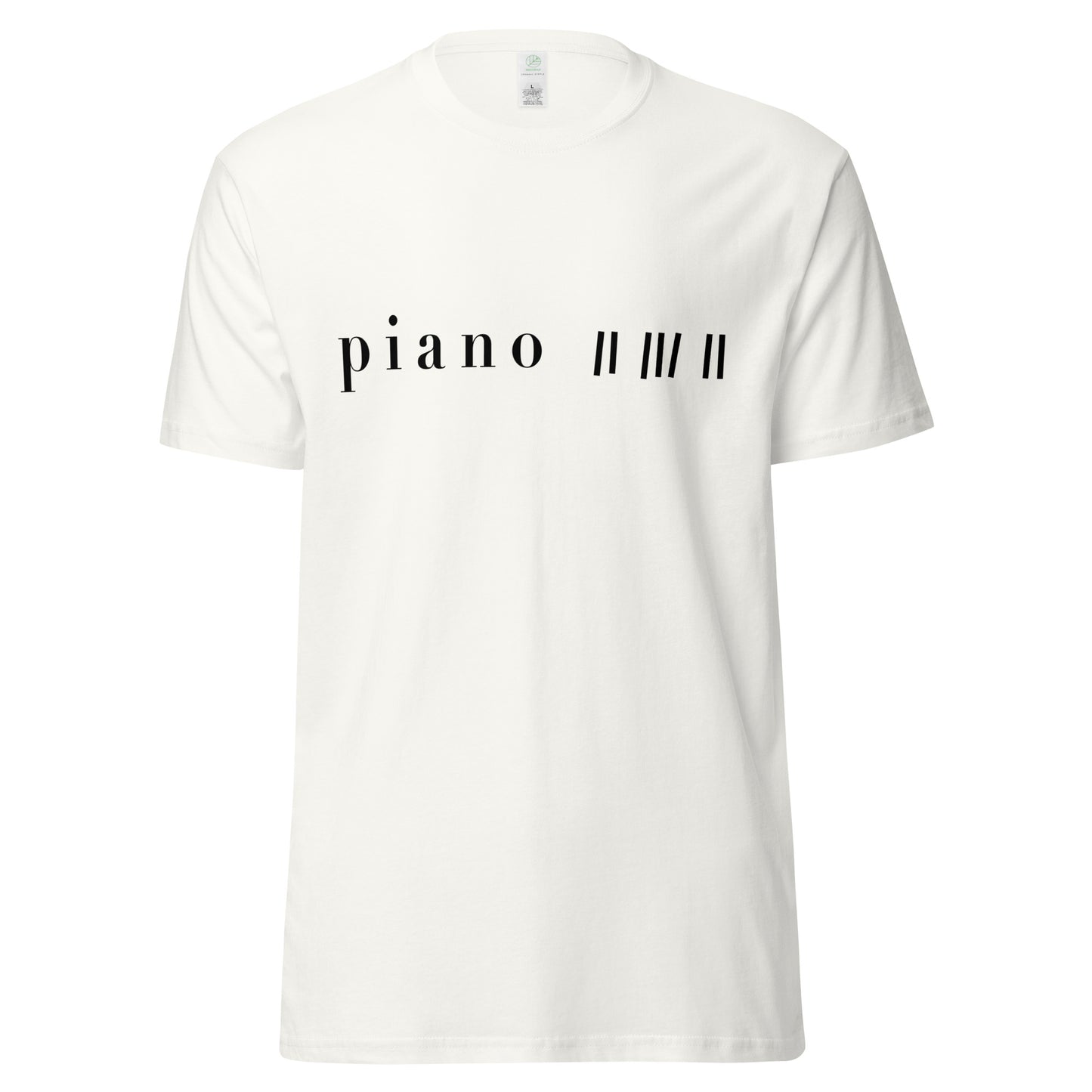 Piano - organic cotton tee