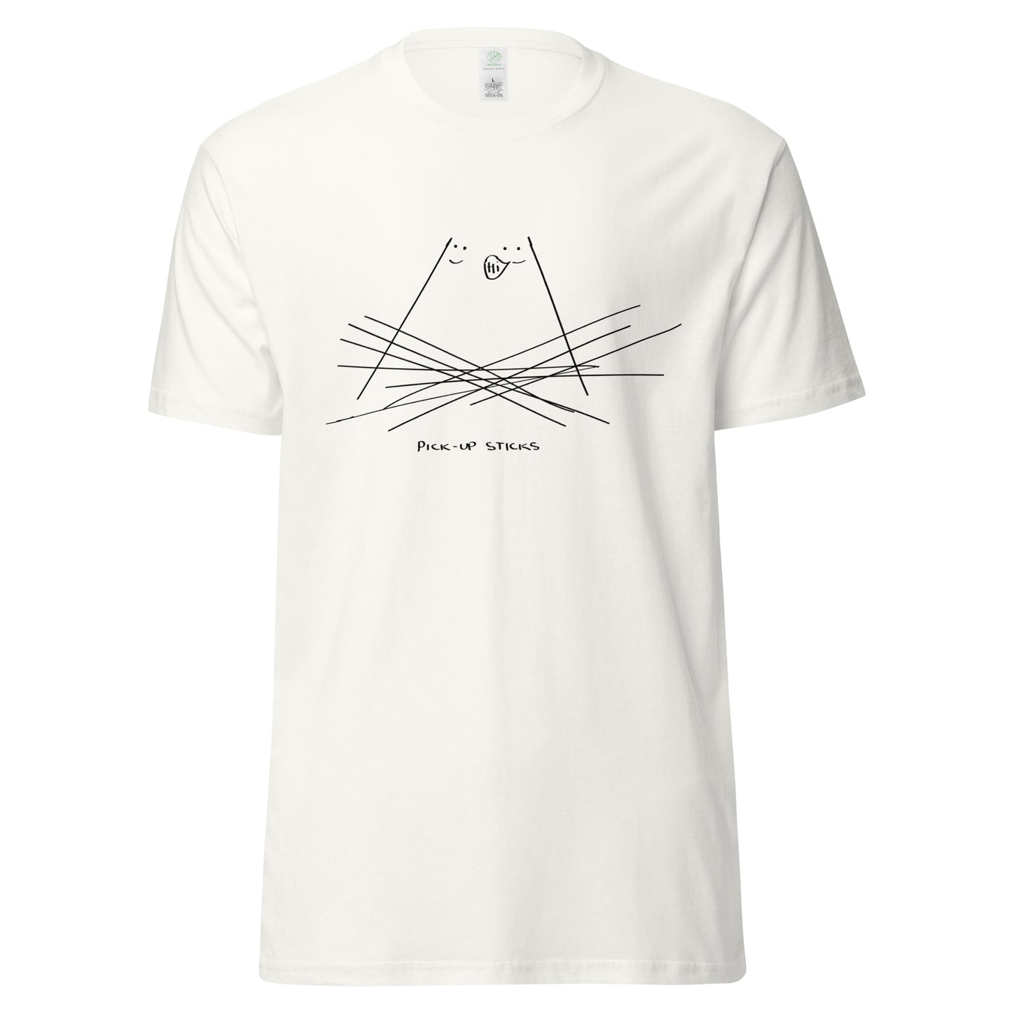 Pick-up Sticks - Unisex organic cotton tee