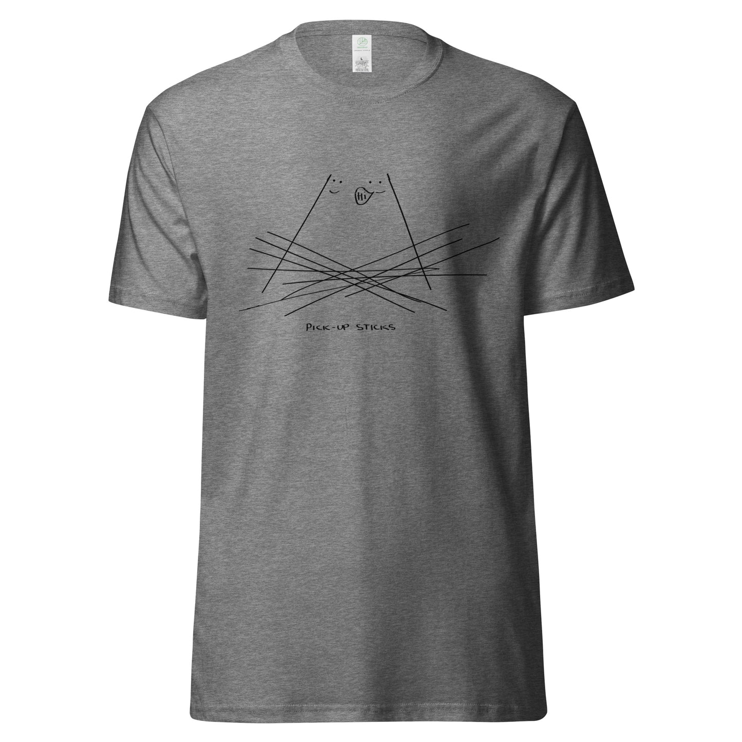 Pick-up Sticks - Unisex organic cotton tee