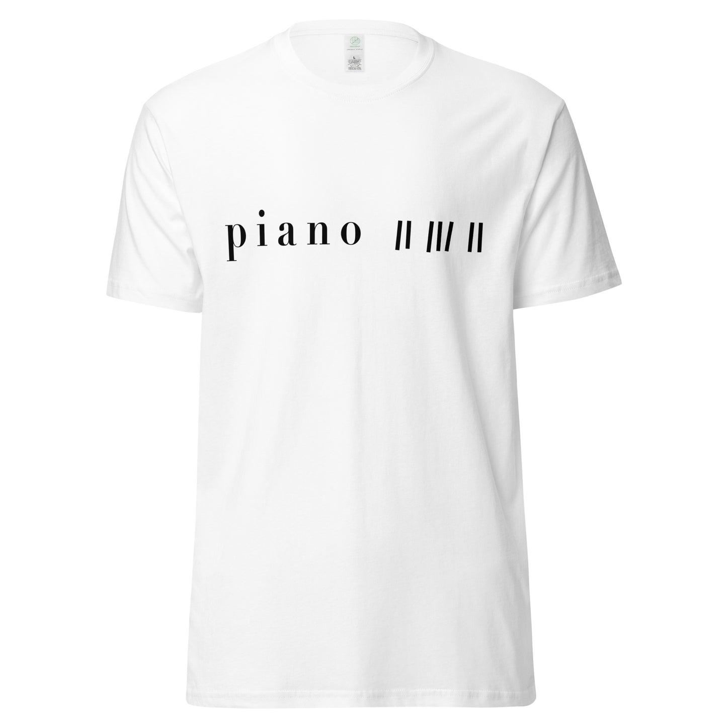 Piano - organic cotton tee
