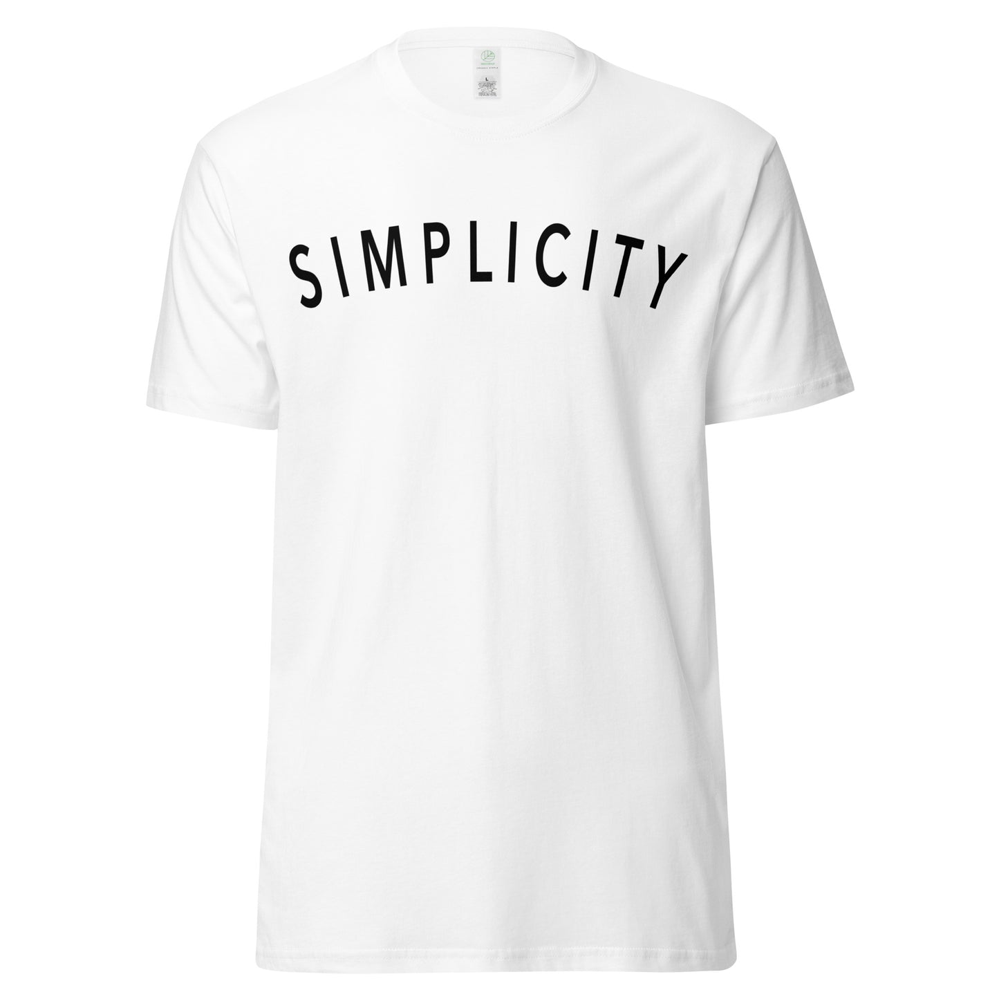 Simplicity - unisex organic cotton tee